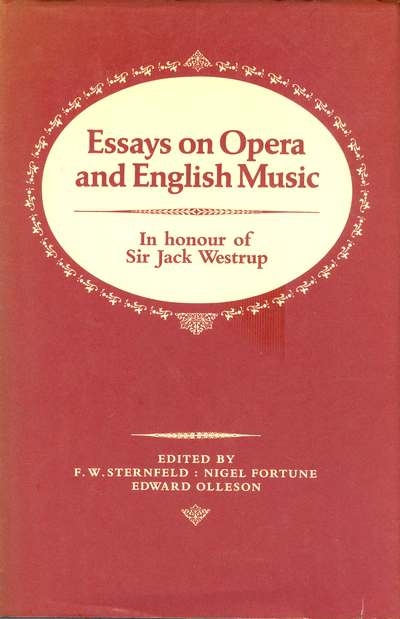 Main Image for ESSAYS ON OPERA AND ENGLISH ...