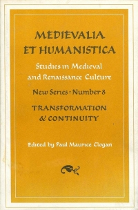 Image of MEDIEVALIA ET HUMANISTICA